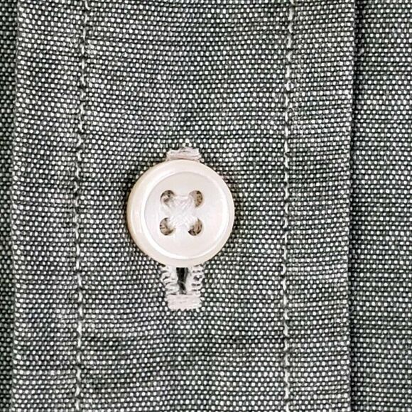 Polo Ralph Lauren Oxford Shirt Mens XL Solid Green LS Button Down Twill - Picture 5 of 10